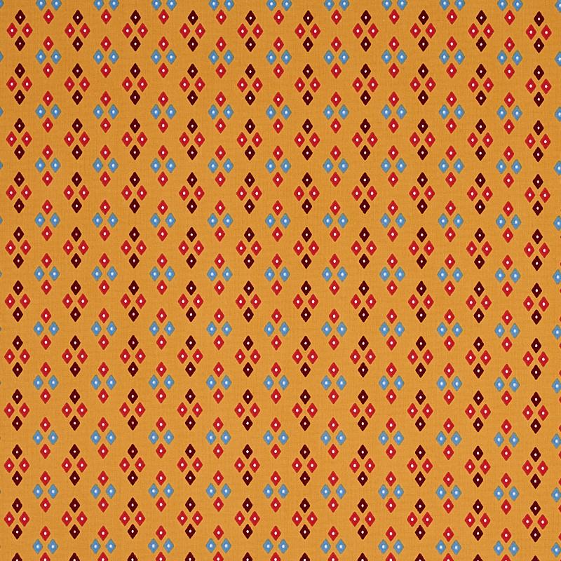 Schumacher Anastasia Mustard Fabric