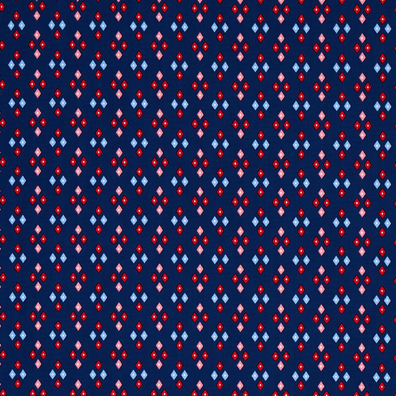 Schumacher Anastasia Blue Fabric