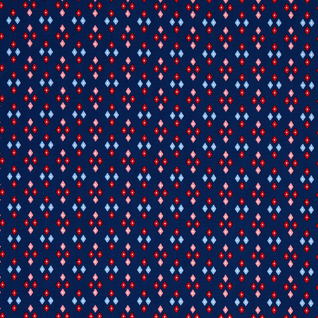 Schumacher Anastasia Blue Fabric