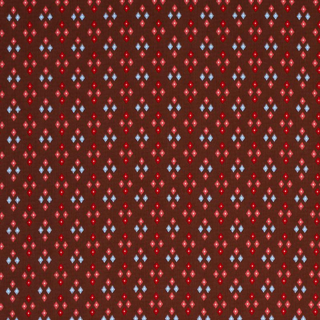 Schumacher Anastasia Chocolate Fabric