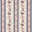 Schumacher Elena Paisley Stripe Blue Fabric