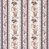 Schumacher Elena Paisley Stripe Blue Fabric