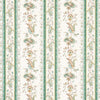 Schumacher Elena Paisley Stripe Green Fabric