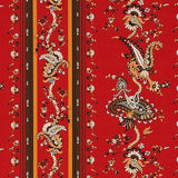 Schumacher Elena Paisley Stripe Pompeii Fabric