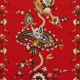Schumacher Elena Paisley Stripe Pompeii Fabric