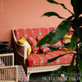 Schumacher Elena Paisley Stripe Pompeii Fabric