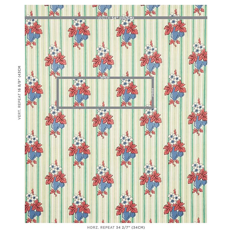 Schumacher Turnip Mint Fabric