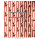 Schumacher Turnip Carnation Fabric