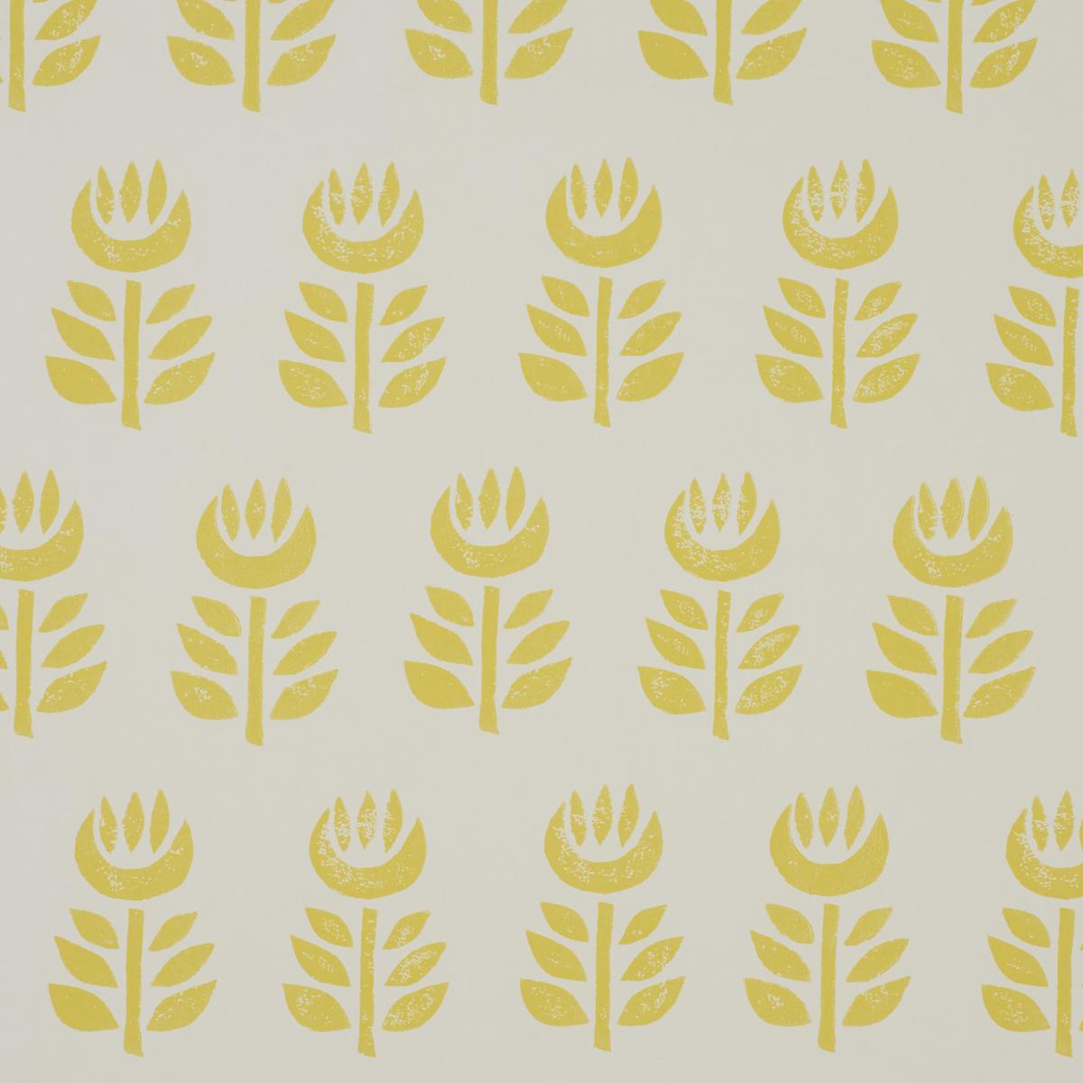 Schumacher Rosenborg Yellow Wallpaper