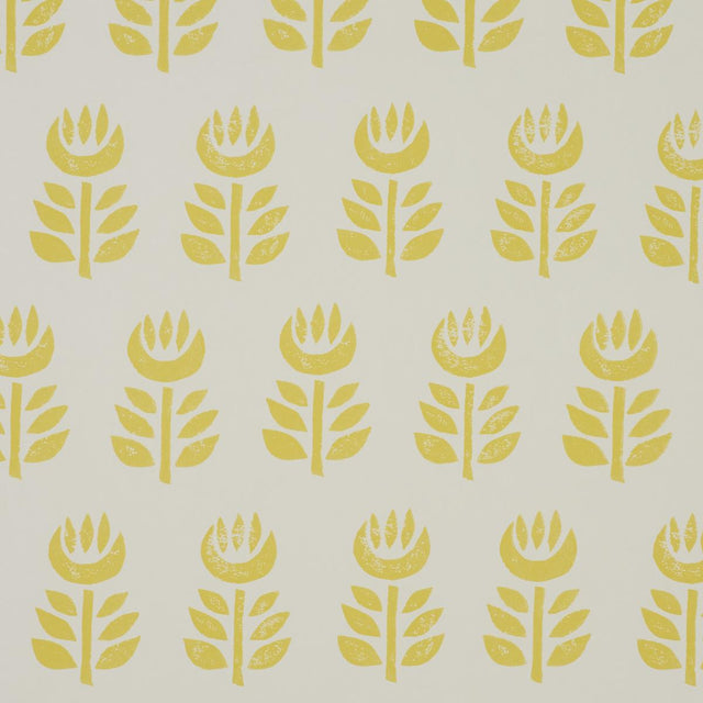 Schumacher Rosenborg Yellow Wallpaper
