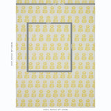 Schumacher Rosenborg Yellow Wallpaper