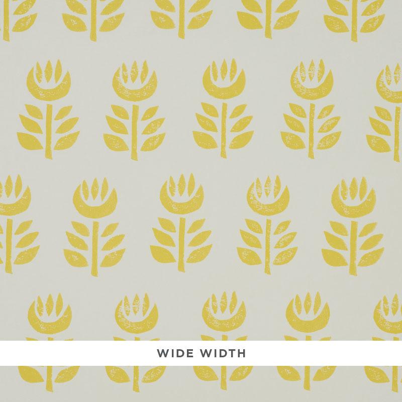 Schumacher Rosenborg Yellow Wallpaper