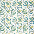 Schumacher Malabar Vine Peacock Wallpaper