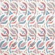 Schumacher Malabar Vine Rose & Delft Wallpaper
