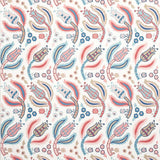 Schumacher Malabar Vine Rose & Delft Wallpaper