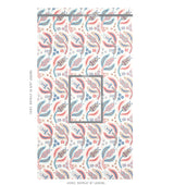 Schumacher Malabar Vine Rose & Delft Wallpaper