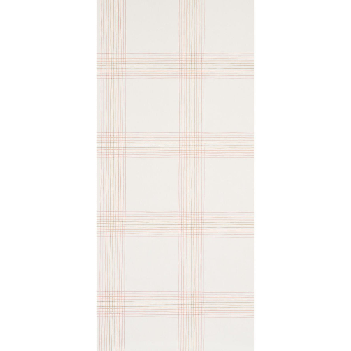Schumacher Minerva Plaid Pink Wallpaper