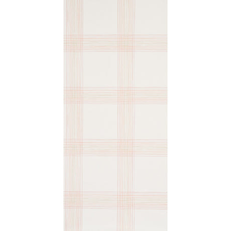 Schumacher Minerva Plaid Pink Wallpaper