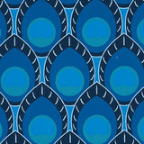 Schumacher Dawnridge Peacock Wallpaper