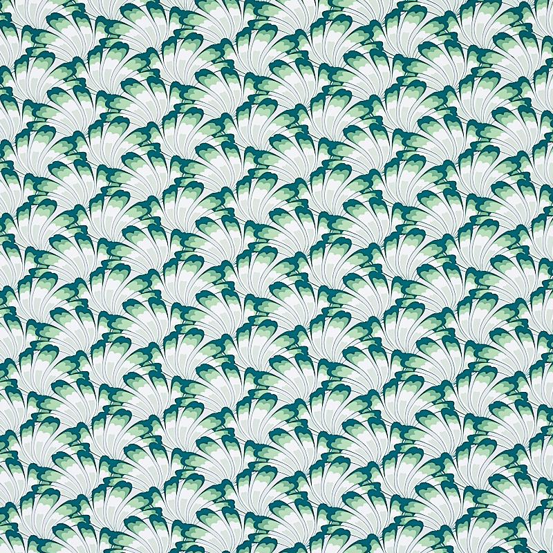 Schumacher Gotham Swing Sage Wallpaper