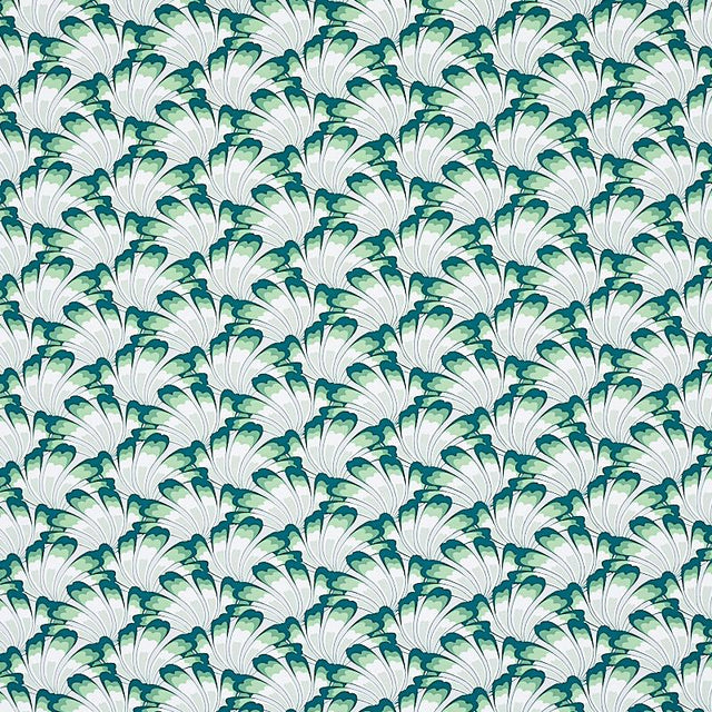 Schumacher Gotham Swing Sage Wallpaper
