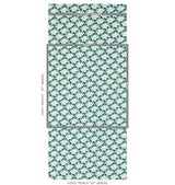 Schumacher Gotham Swing Sage Wallpaper