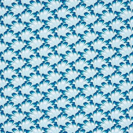 Schumacher Gotham Swing Royal Wallpaper