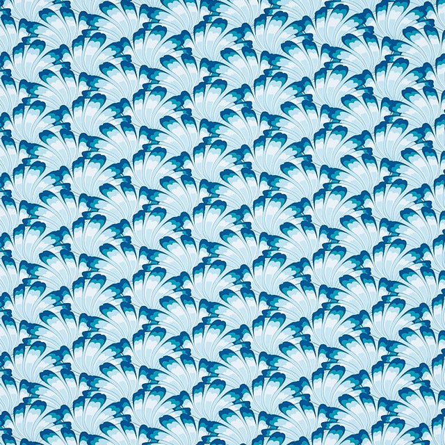 Schumacher Gotham Swing Royal Wallpaper