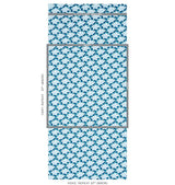 Schumacher Gotham Swing Royal Wallpaper