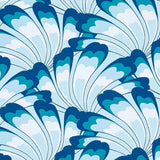 Schumacher Gotham Swing Royal Wallpaper