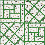 Schumacher Fancy Beast Safari Green/Ivory Wallpaper