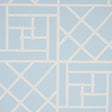 Schumacher Trellis Sky Blue Wallpaper