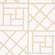 Schumacher Trellis Sand Wallpaper