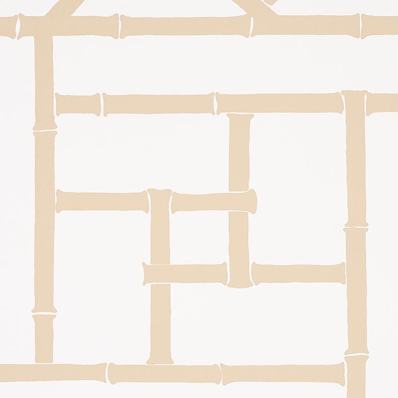 Schumacher Trellis Sand Wallpaper – DecoratorsBest
