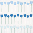 Schumacher Edie Blue Parrot Wallpaper