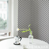 Schumacher Lady Black & White Wallpaper