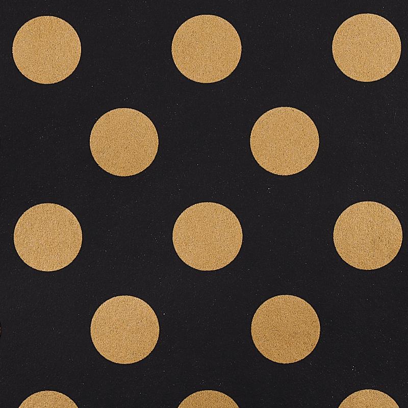 Schumacher Lady Black & Gold Wallpaper