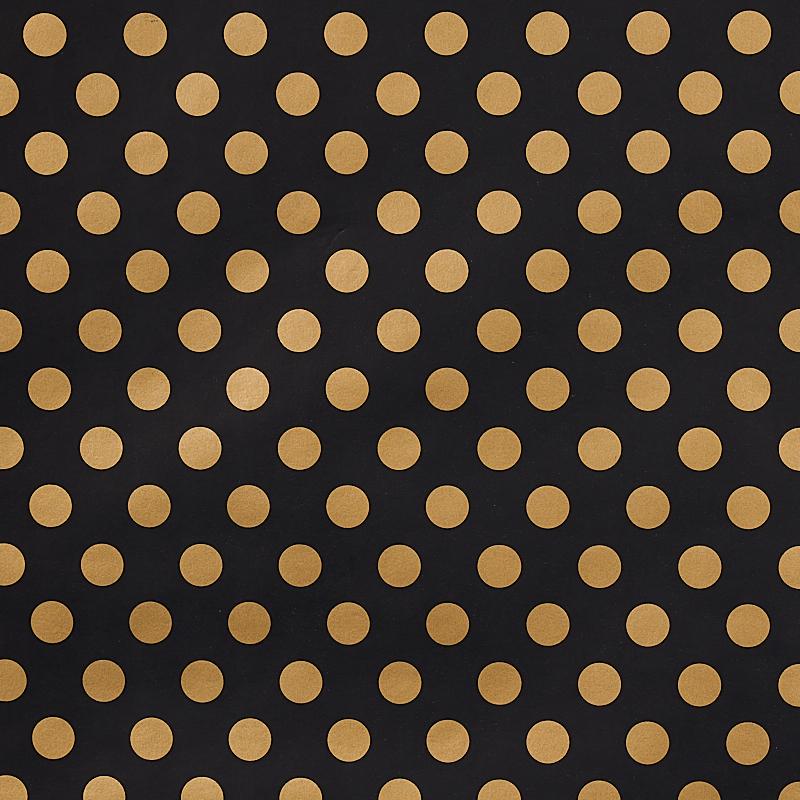Schumacher Lady Black & Gold Wallpaper