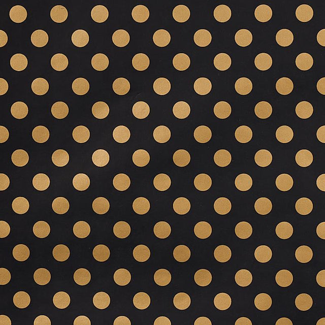 Schumacher Lady Black & Gold Wallpaper