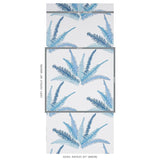 Schumacher Canyon Ferns Lagoon Wallpaper
