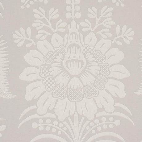 Schumacher Greta Grey Wallpaper
