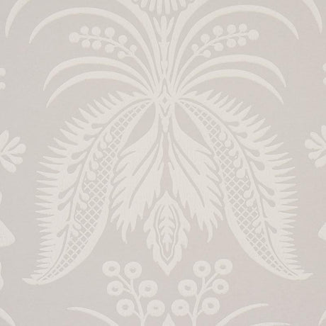Schumacher Greta Grey Wallpaper