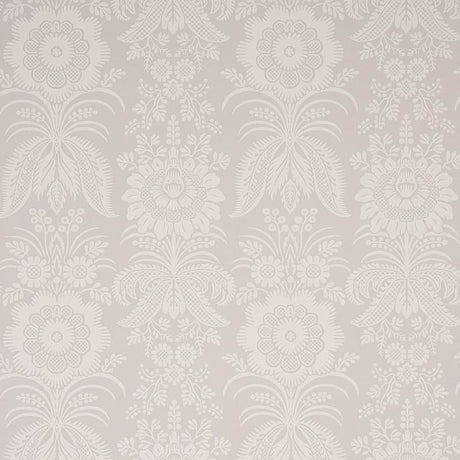 Schumacher Greta Grey Wallpaper