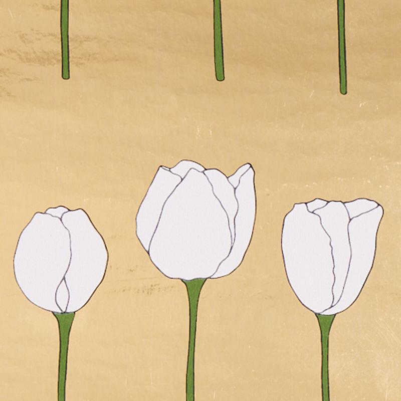 Schumacher Edie Metallic Glam Gold Wallpaper