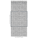 Schumacher Trousdale Black Wallpaper