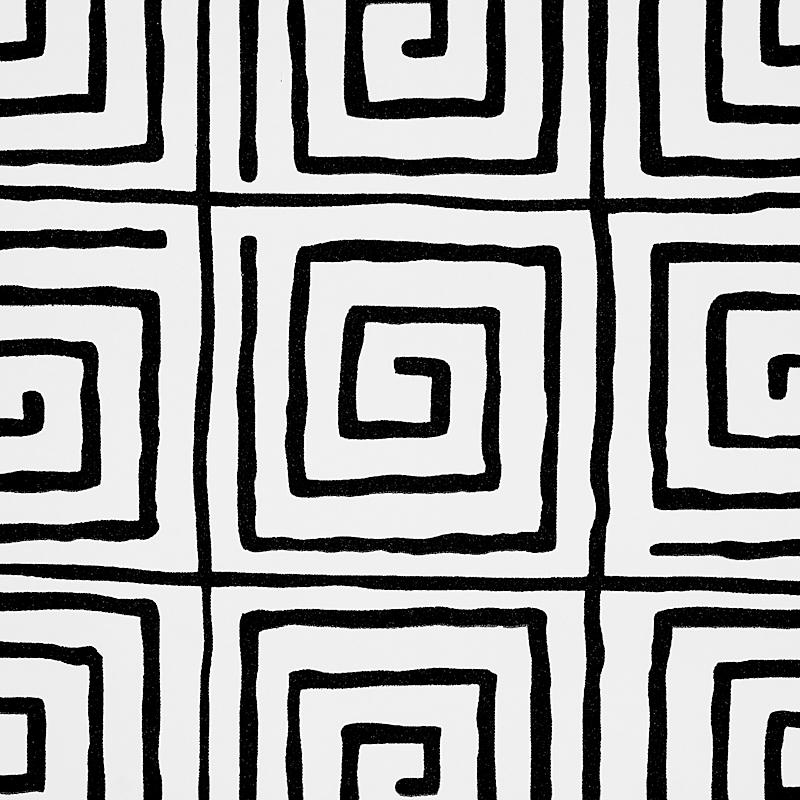 Schumacher Trousdale Black Wallpaper