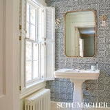 Schumacher Trousdale Black Wallpaper