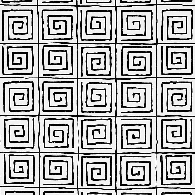 Schumacher Trousdale Black Wallpaper