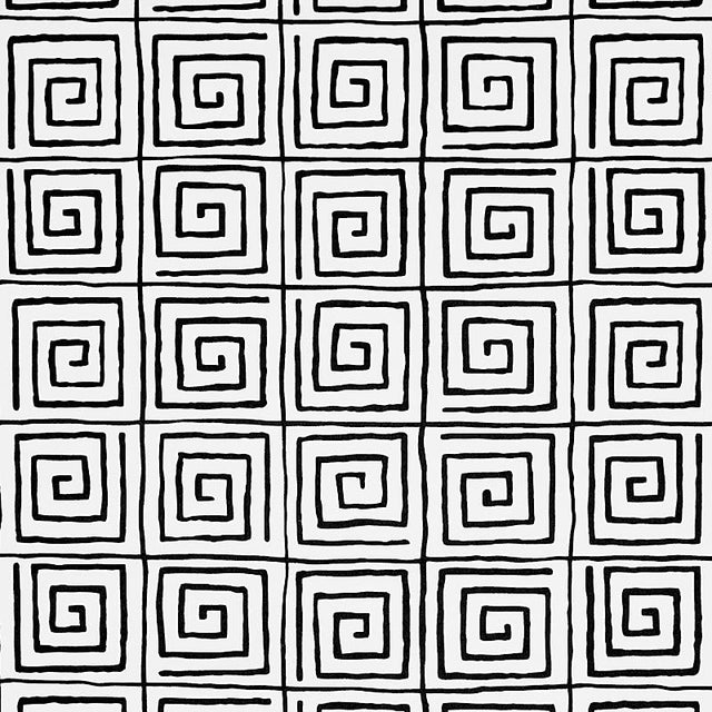 Schumacher Trousdale Black Wallpaper