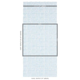 Schumacher Trousdale Aqua Wallpaper